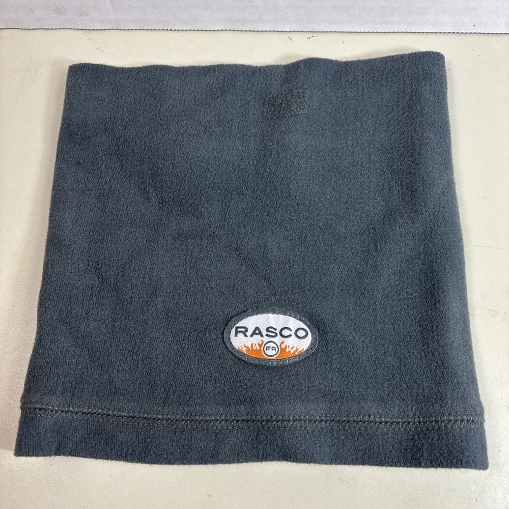 Rasco FR Flame Resistant Neck Gaiter Fleece Charcoal Gray Workwear Balaclava